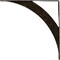 Ekena Millwork Legacy Steel Bracket, Antiqued Warm Silver 2"W x 24"D x 24"H BKTM02X24X24LEAWS - alternate 8